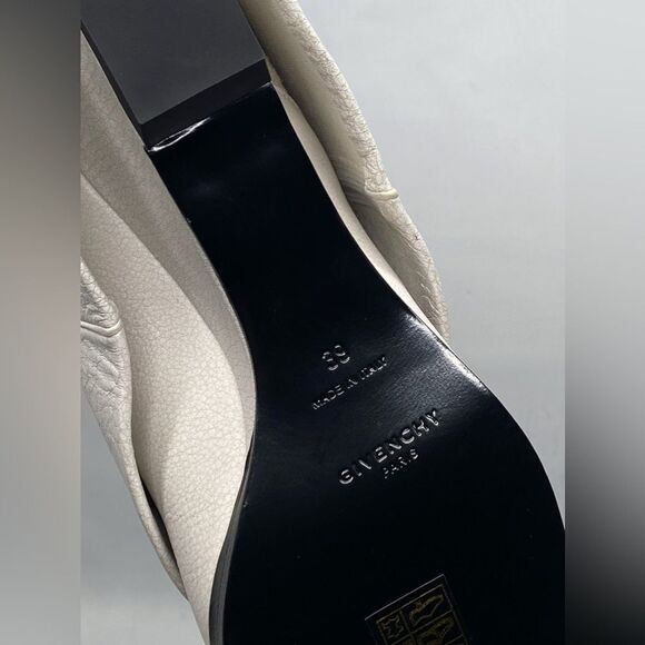 Givenchy Shark Lock Cowboy Ankle Boots In Aged Leather size 39 - Picture 15 of 15